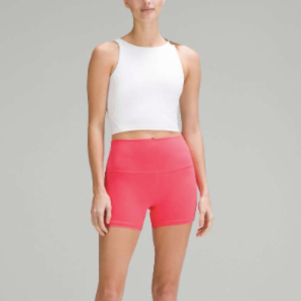 (2290-2291) NWT Lululemon Align High-Rise Short 4" in LIP GLOSS sizes 8/10 - Picture 2 of 5